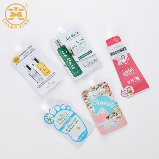 Impressão Personalizada Direta da Fábrica 200ml 500ml 1L 2L 3L Embalagem Stand Up Bico Bolsa com Alça