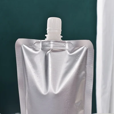 Sacos de embalagem de bebidas ocultáveis ​​Sacos de plástico para vinho Frasco transparente para molho de suco Sacos de plástico para xampu de licor