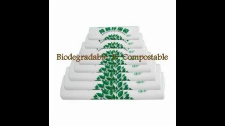 100% compostável sacos de embalagem de alimentos plástico descartável retirar sacos de alimentos biodegradáveis ​​sacos de supermercado para supermercado/padaria