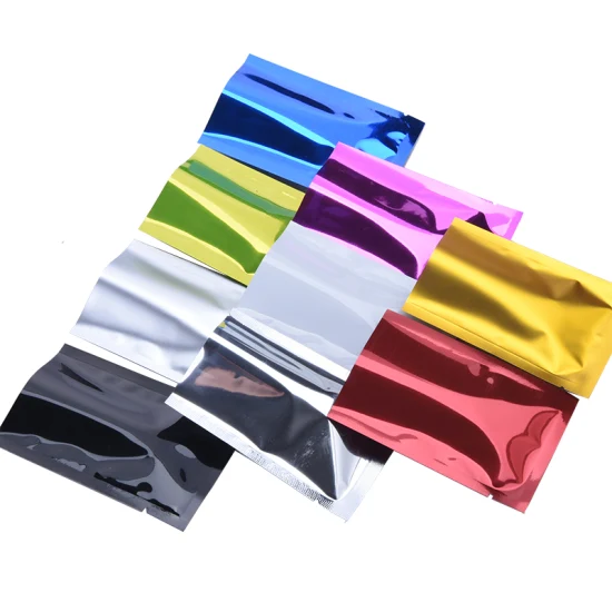 Sacos de embalagem de sachê com impressão personalizada de três lados
