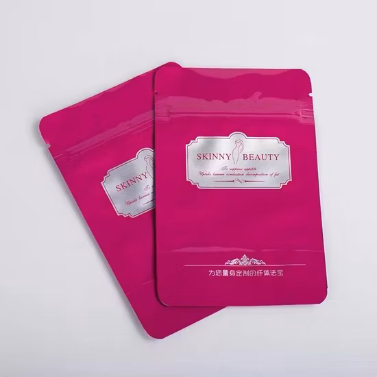 Fornecedor de embalagens profissionais Sacos de Mylar com impressão personalizada com zíper e fecho de três lados